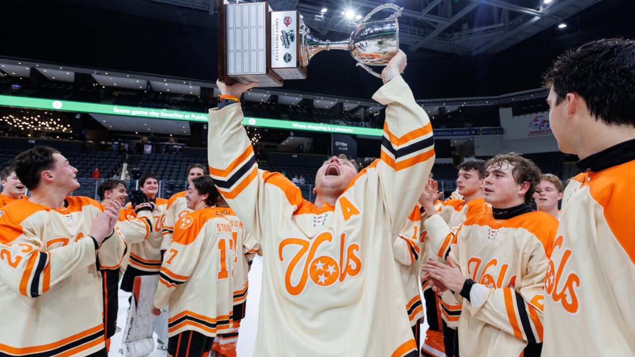 CONGRATULATIONS FOR THE FIRST TIME EVER, YOUR TENNESSEE ICE VOLS ARE THE SAVANNAH HOCKEY CLASSIC CHAMPIONS,POISED FOR SUCCESS