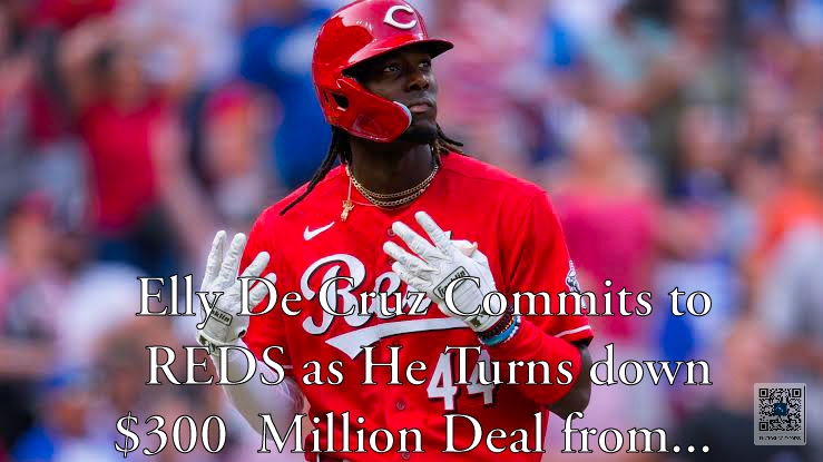 Just In: Star Cincinnati Reds QB Elly De La Cruz in tears as He Commits to team as He rejects $300.6 million deal from…