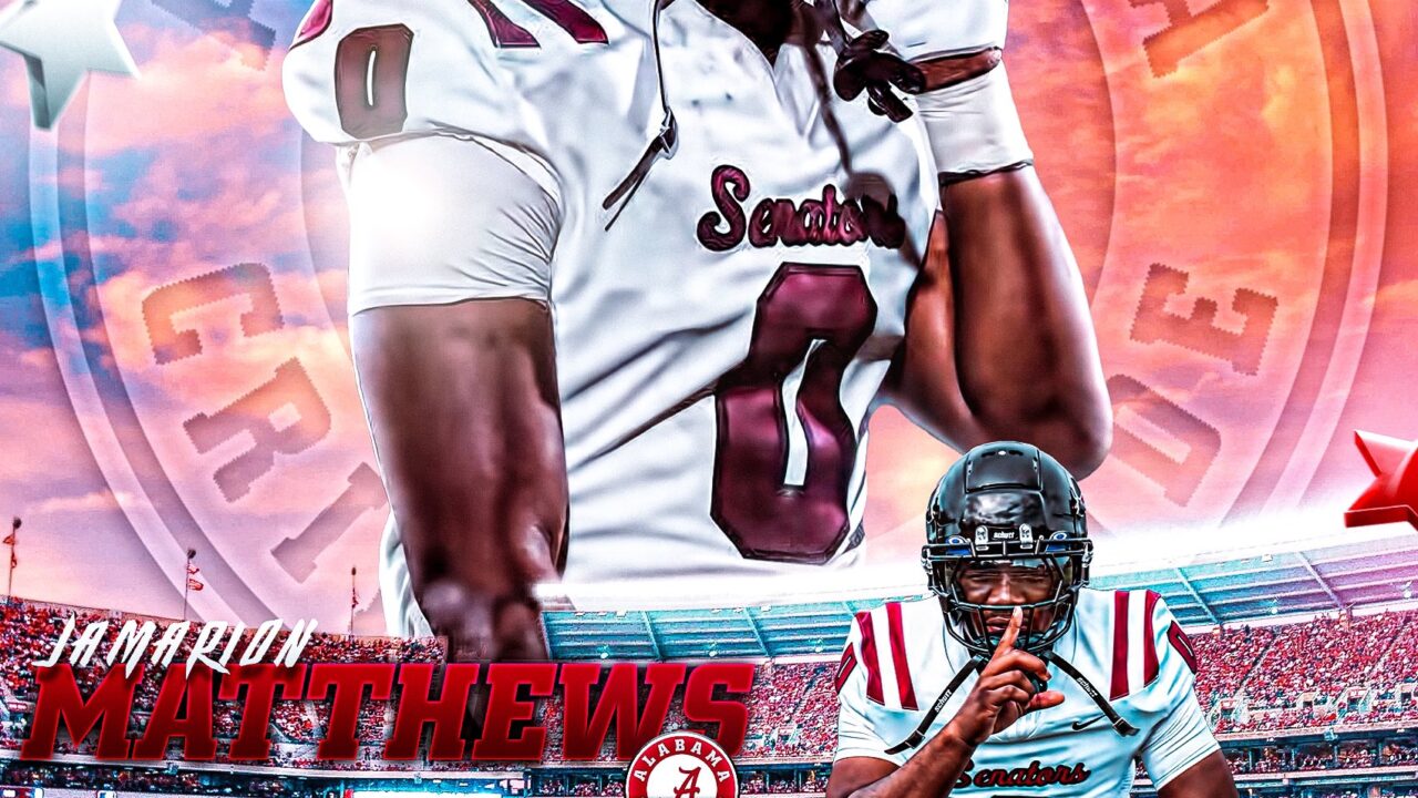 Alabama Strikes Again: Four-Star EDGE Jamarion Matthews Commits to the Crimson Tide.