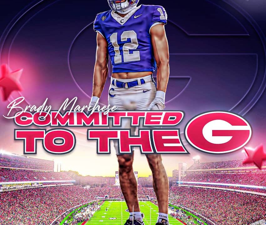 Committed: Class of 2026 WR Brady Marchese has Committed to Georgia over Wisconsin, Georgia, Notre Dame…..